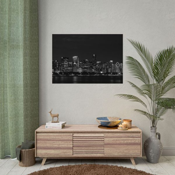 6923697458167262908_2048.jpeg Chicago Skyline At Night Poster