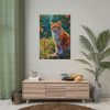 Watercolor Image of Ginger Cat Poster