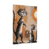 Cute Cat Characters Art Print Poster