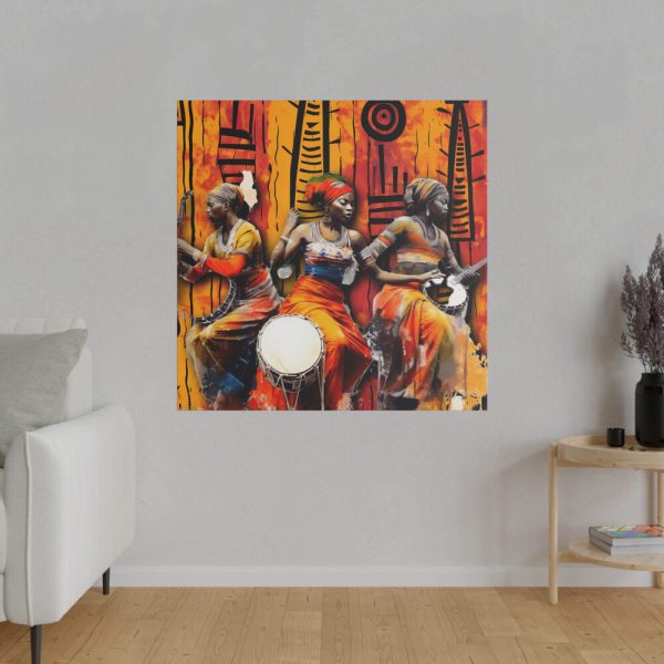 7064355535289011066_2048.jpeg Native African Musicians Standard Canvas