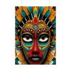 African Tribal Mask Poster