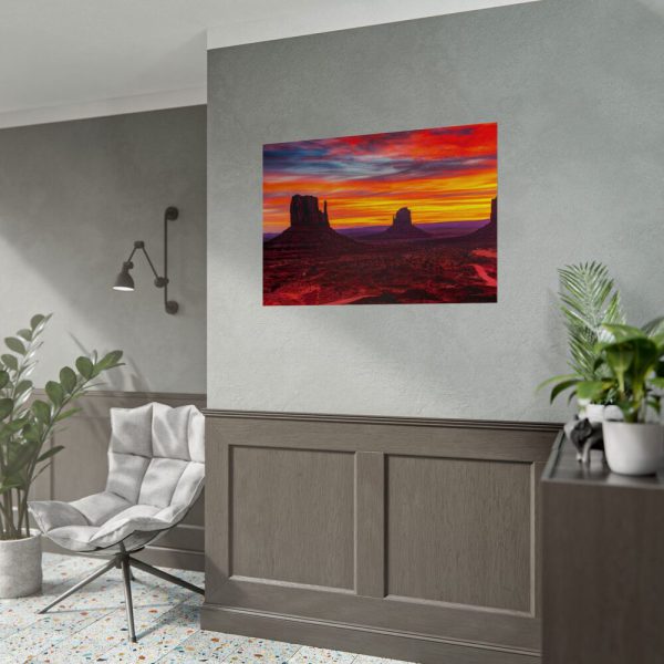 7166586491779173769_2048.jpeg Sun Setting in Monument Valley Poster