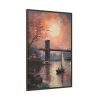 7166907791677264653_2048.jpeg Brooklyn Bridge Painted Art II Framed Canvas