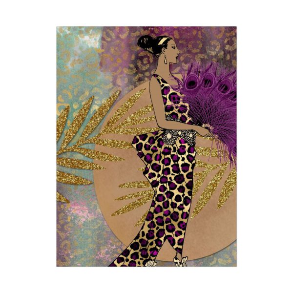 7201274721262733207_2048.jpeg Animal Print African Woman Poster