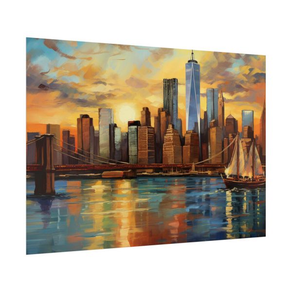 7241258545442694886_2048.jpeg New York Cityscape Painting II Poster