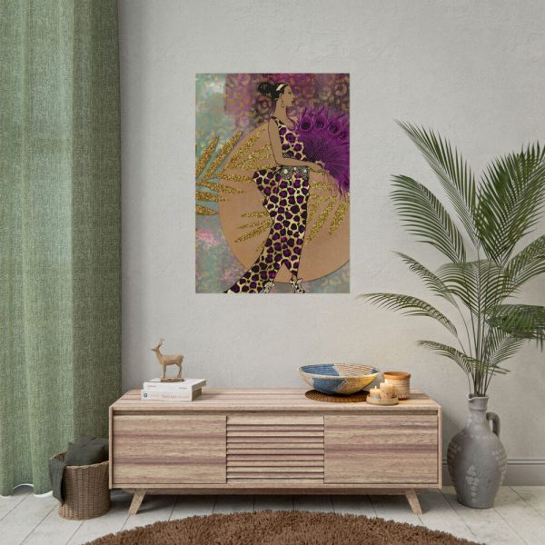 7254423417113920179_2048.jpeg Animal Print African Woman Poster