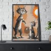7271037441719518268_2048.jpeg Cute Cat Characters Art Print Framed Poster