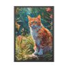 7279427831757440520_2048-1.jpeg Watercolor Image of Ginger Cat Framed Poster