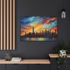 7308784083020084469_2048.jpeg New York Cityscape Painting I Framed Canvas