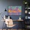 7337091524419579401_2048.jpeg Pop Art Seattle Skyline Print Framed Poster