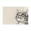Cat Face Art Poster