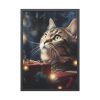 7435825625355237357_2048-1.jpeg Christmas Cat Framed Poster