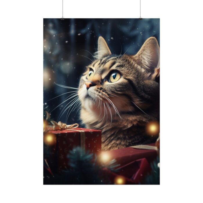 Christmas Cat Poster - Image 7