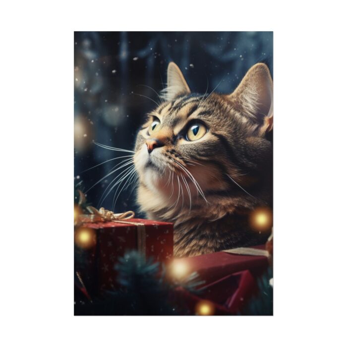 Christmas Cat Poster - Image 11