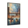 764524606703406209_2048.jpeg Brooklyn Bridge Painted Art I Framed Canvas