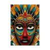 African Tribal Mask Poster