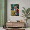 Watercolor Image of Ginger Cat Poster