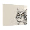 Cat Face Art Poster