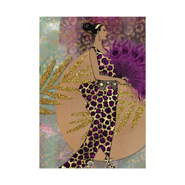 7869851821022400372_2048.jpeg Animal Print African Woman Poster