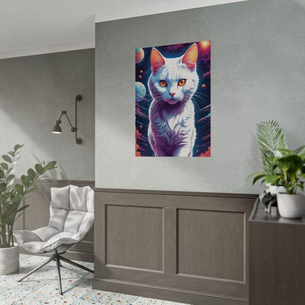 7870887650136879329_2048.jpeg White Cat Anime Illustration Poster