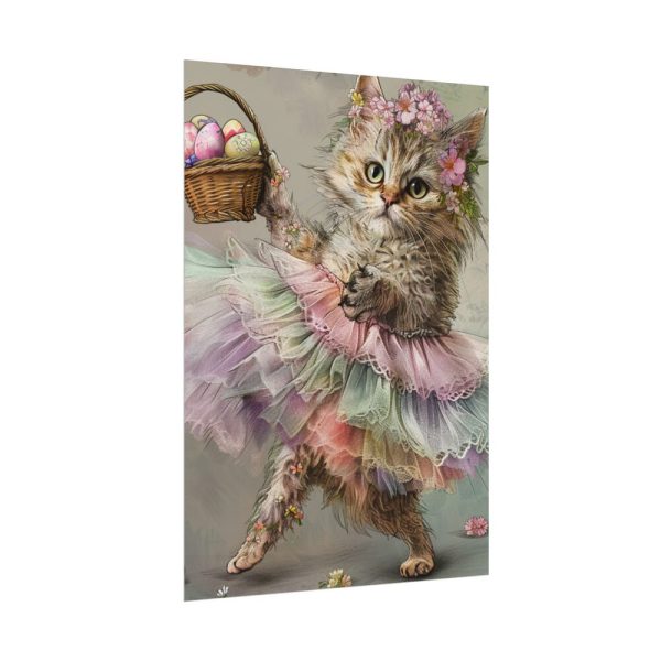 7887451249737506703_2048.jpeg Easter Ballerina Cat Art Print Poster