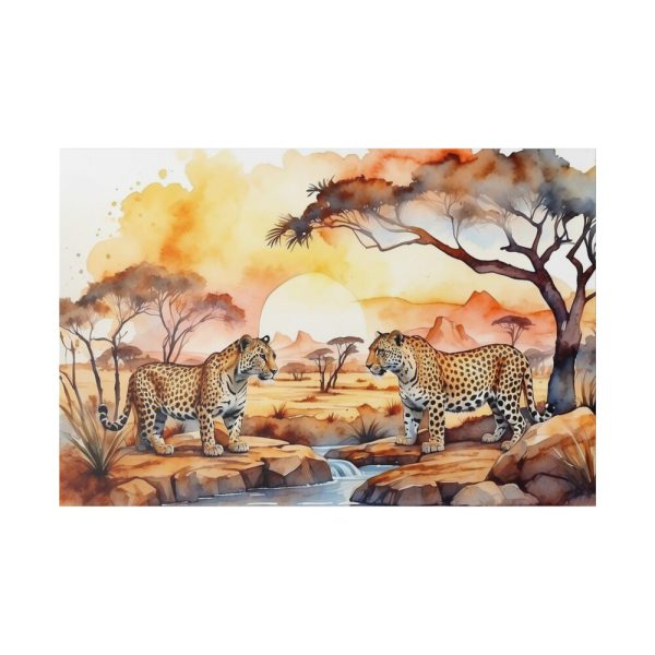 Africa Savanna Cheetah Standard Canvas