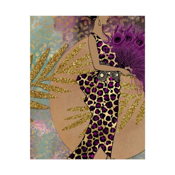 7998510791028411783_2048.jpeg Animal Print African Woman Poster