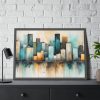 8018040243066116905_2048-1.jpeg Watercolor Cityscape Framed Poster