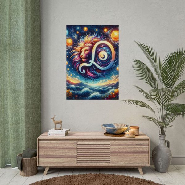 Zodiac Sign of Leo Poster