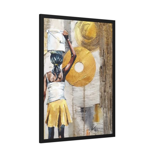 8102270817454433524_2048-1.jpeg Abstract Ethnic African Art Print Framed Poster