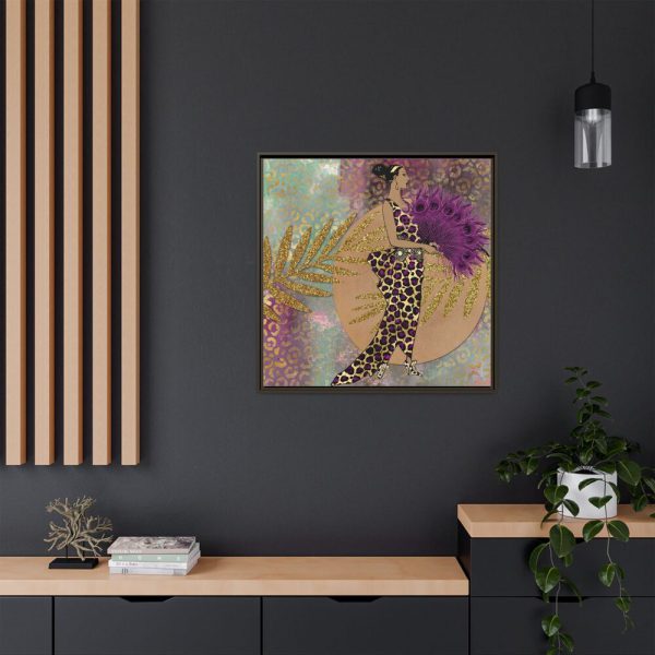 8158493914674430065_2048.jpeg Animal Print African Woman Framed Canvas