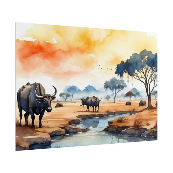 8195414631396074870_2048.jpeg Africa Savanna Water Buffalo Poster