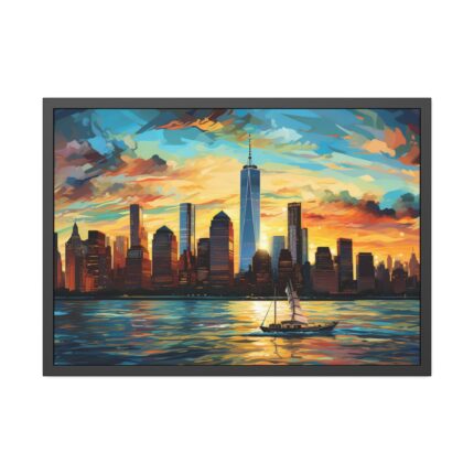 New York Skyscraper Framed Poster