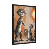 8203073249527844581_2048-1.jpeg Cute Cat Characters Art Print Framed Poster