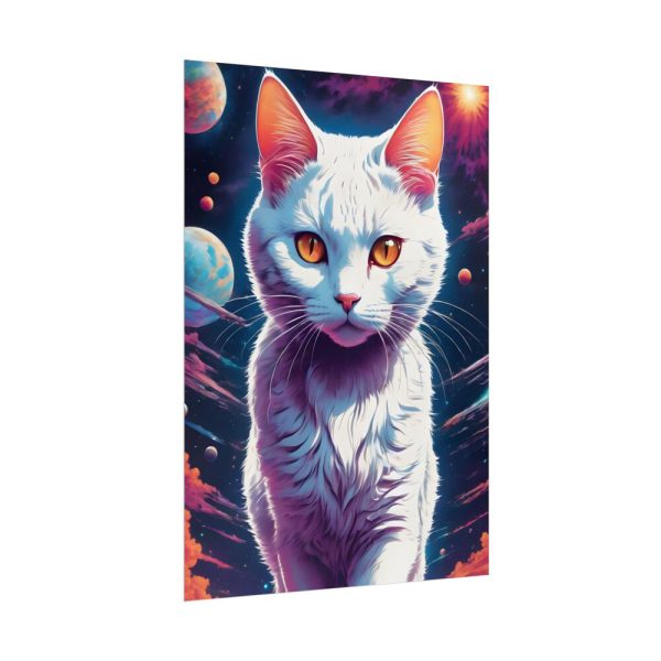 8215283195828839086_2048.jpeg White Cat Anime Illustration Poster
