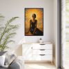 8322948639366118981_2048.jpeg Beautiful Woman Retro Style Fashion Framed Canvas