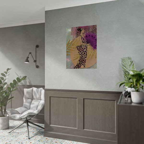 8403021728393803541_2048.jpeg Animal Print African Woman Poster