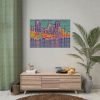 Pop Art Seattle Skyline Print Poster