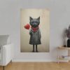 8478104046285310222_2048.jpeg Kitty Cat Valentine Art Standard Canvas