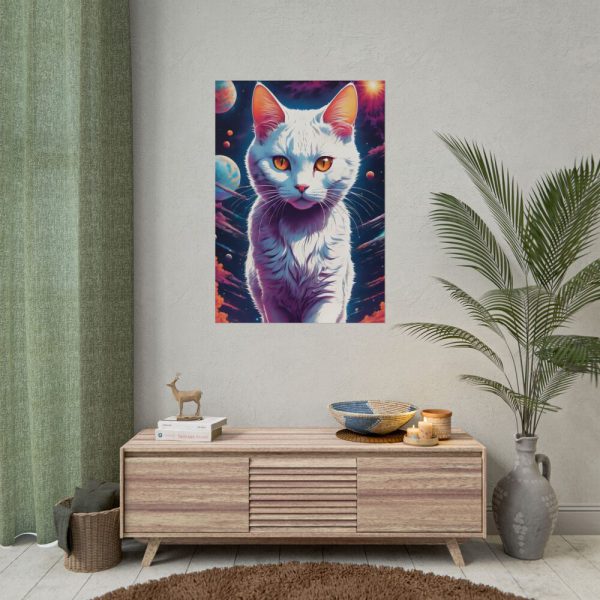 849387122108880994_2048.jpeg White Cat Anime Illustration Poster