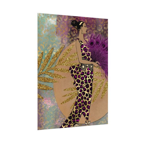 8516150860754141398_2048.jpeg Animal Print African Woman Poster