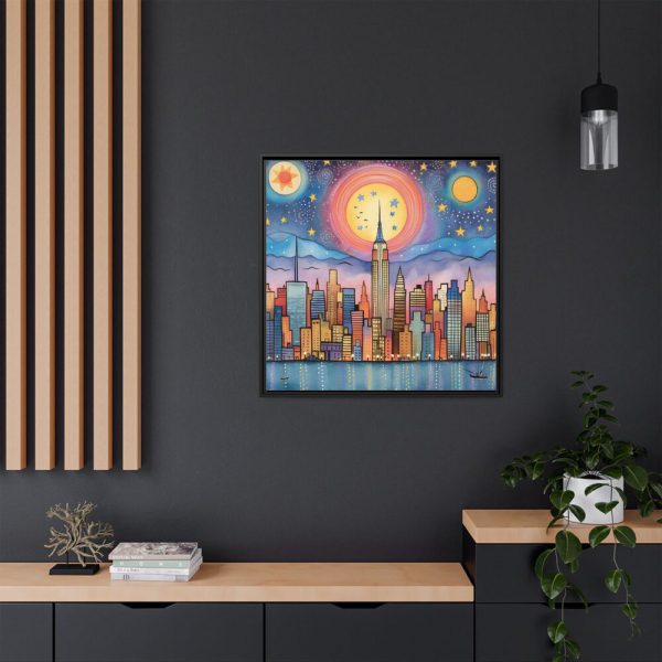 8663697238922671119_2048.jpeg Digital Art New York Skyline Art I Framed Canvas