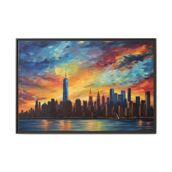 8740214260380556562_2048.jpeg New York Cityscape Painting I Framed Canvas
