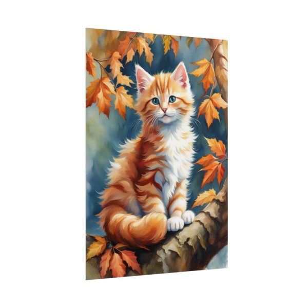 8756587742148399141_2048.jpeg Fluffy Kitten In Tree Poster