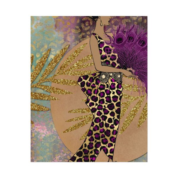 8758490848405761184_2048.jpeg Animal Print African Woman Poster