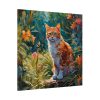 Watercolor Image of Ginger Cat Standard Canvas