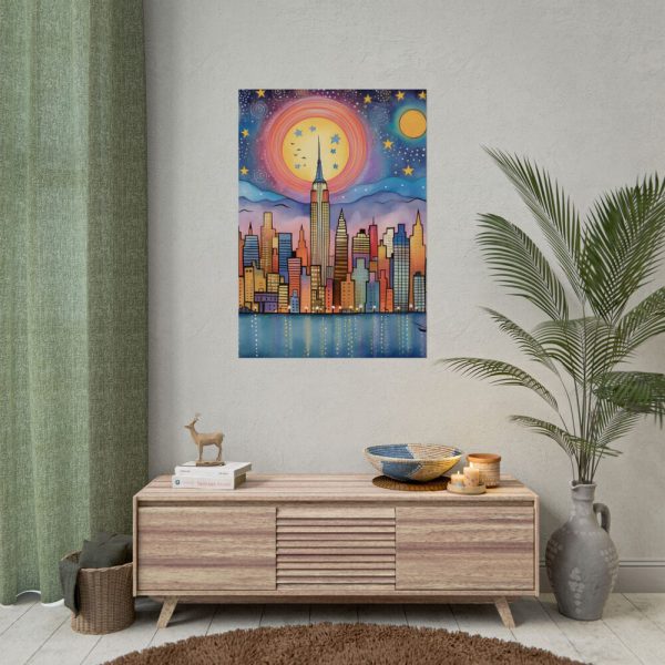 8798439412187529760_2048.jpeg Digital Art New York Skyline Art I Poster
