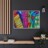880158275990163286_2048.jpeg City Doodle Framed Canvas