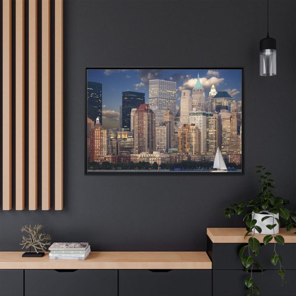 8815363516685439517_2048.jpeg New York Skyline View Framed Canvas
