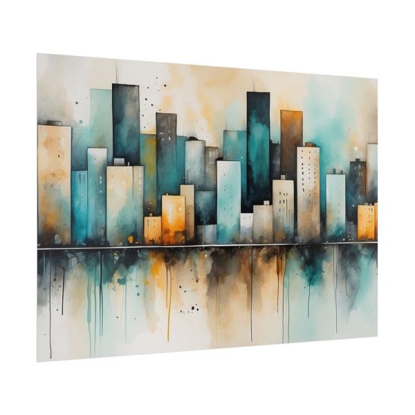 8854746922616756863_2048.jpeg Watercolor Cityscape Poster